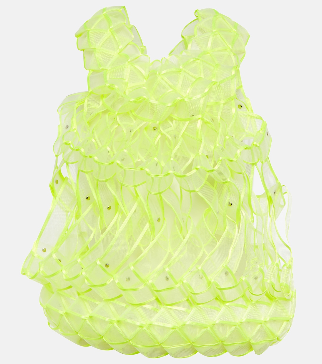 Tulle ruffle top | Noir Kei Ninomiya
