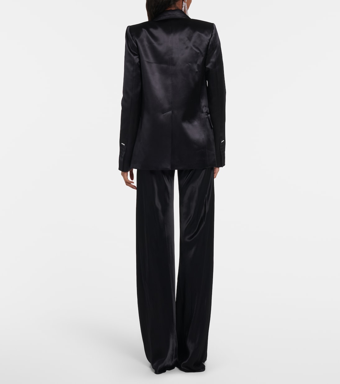 Satin tuxedo blazer | Victoria Beckham