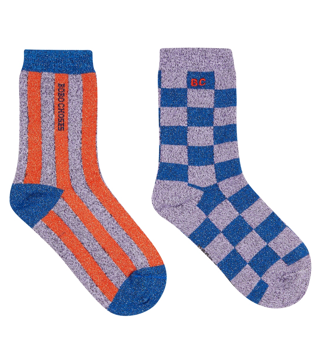 Set of 2 cotton-blend socks | Bobo Choses
