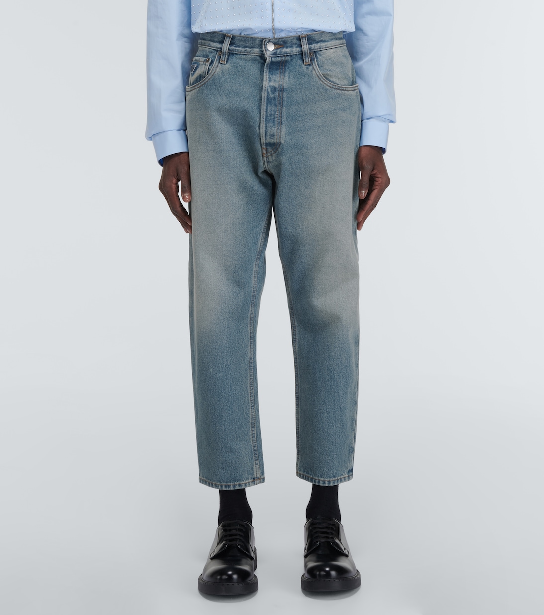 Jeans tapered distressed | Prada