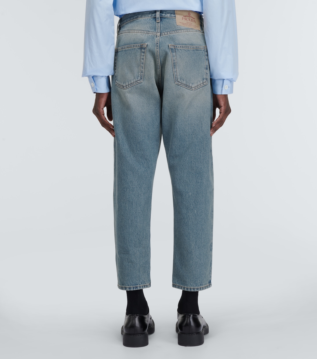 Jeans tapered distressed | Prada