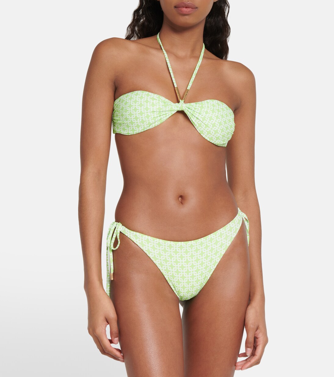 Canary halterneck bikini top | Melissa Odabash
