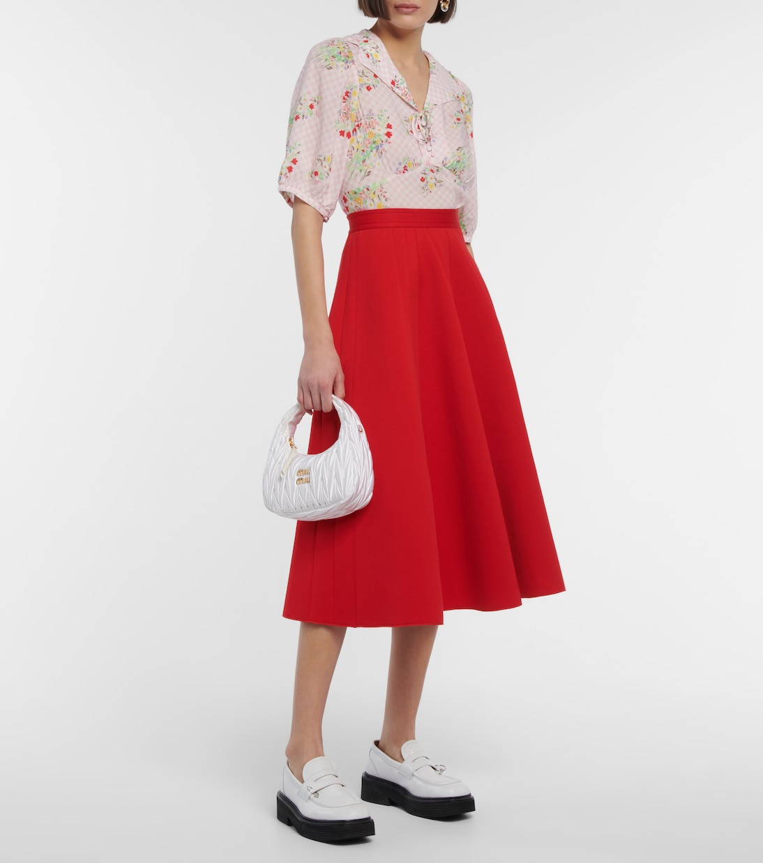 Bedruckte Bluse Warner | Rixo
