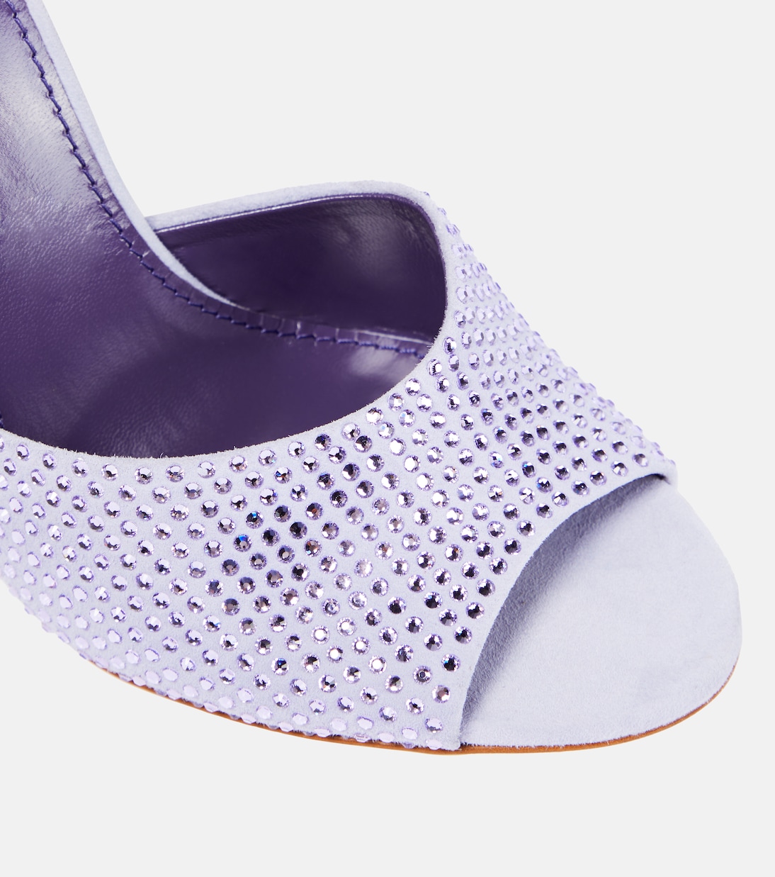 Holly embellished suede mules | Paris Texas