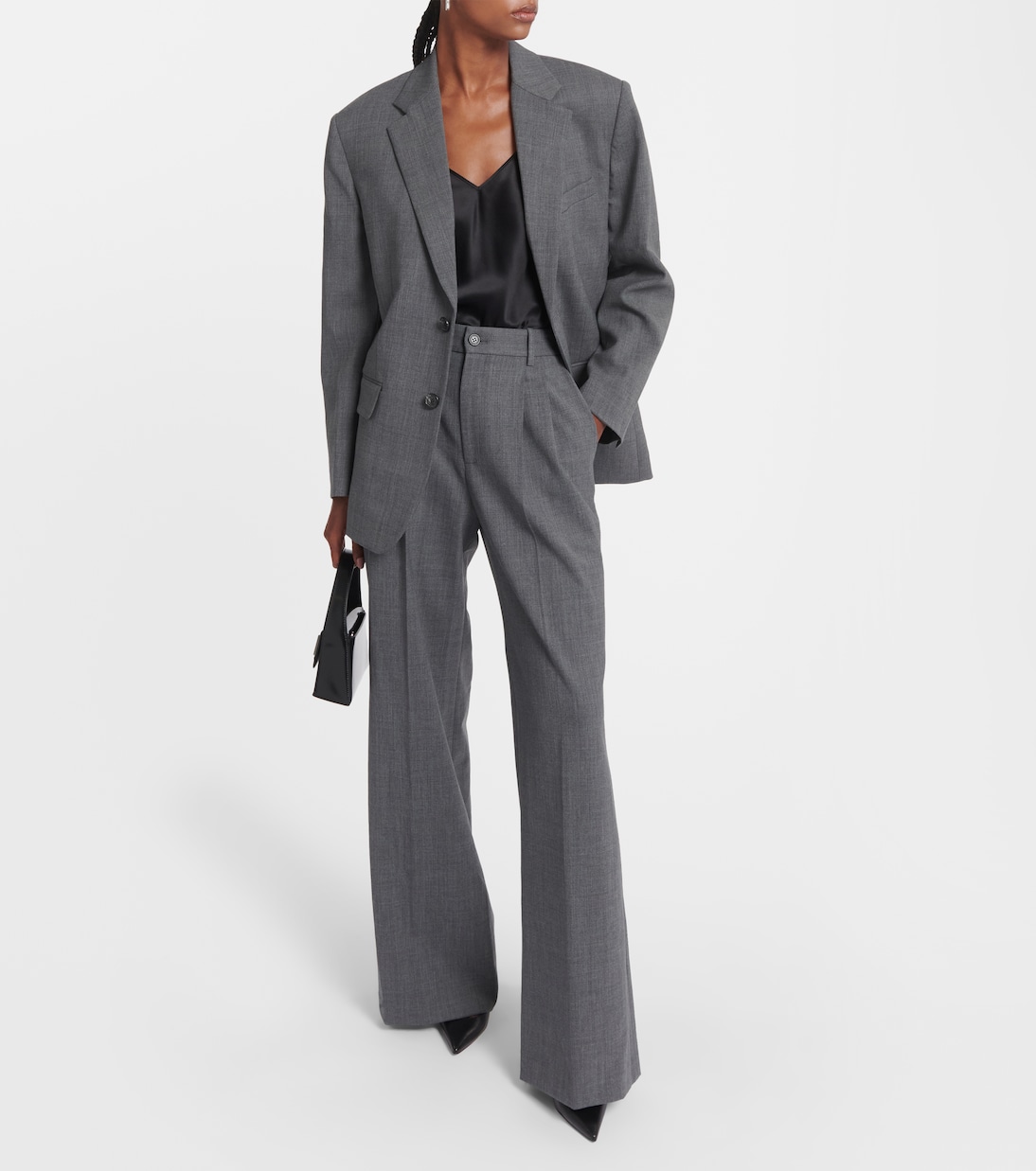 Flavie wool-blend wide-leg pants | Nili Lotan