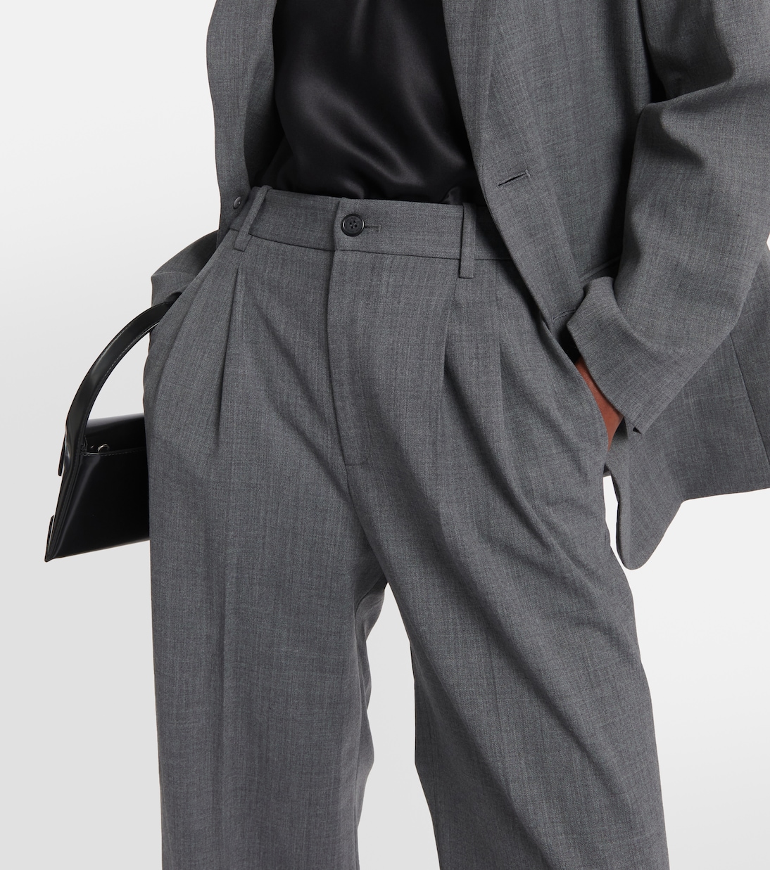 Flavie wool-blend wide-leg pants | Nili Lotan