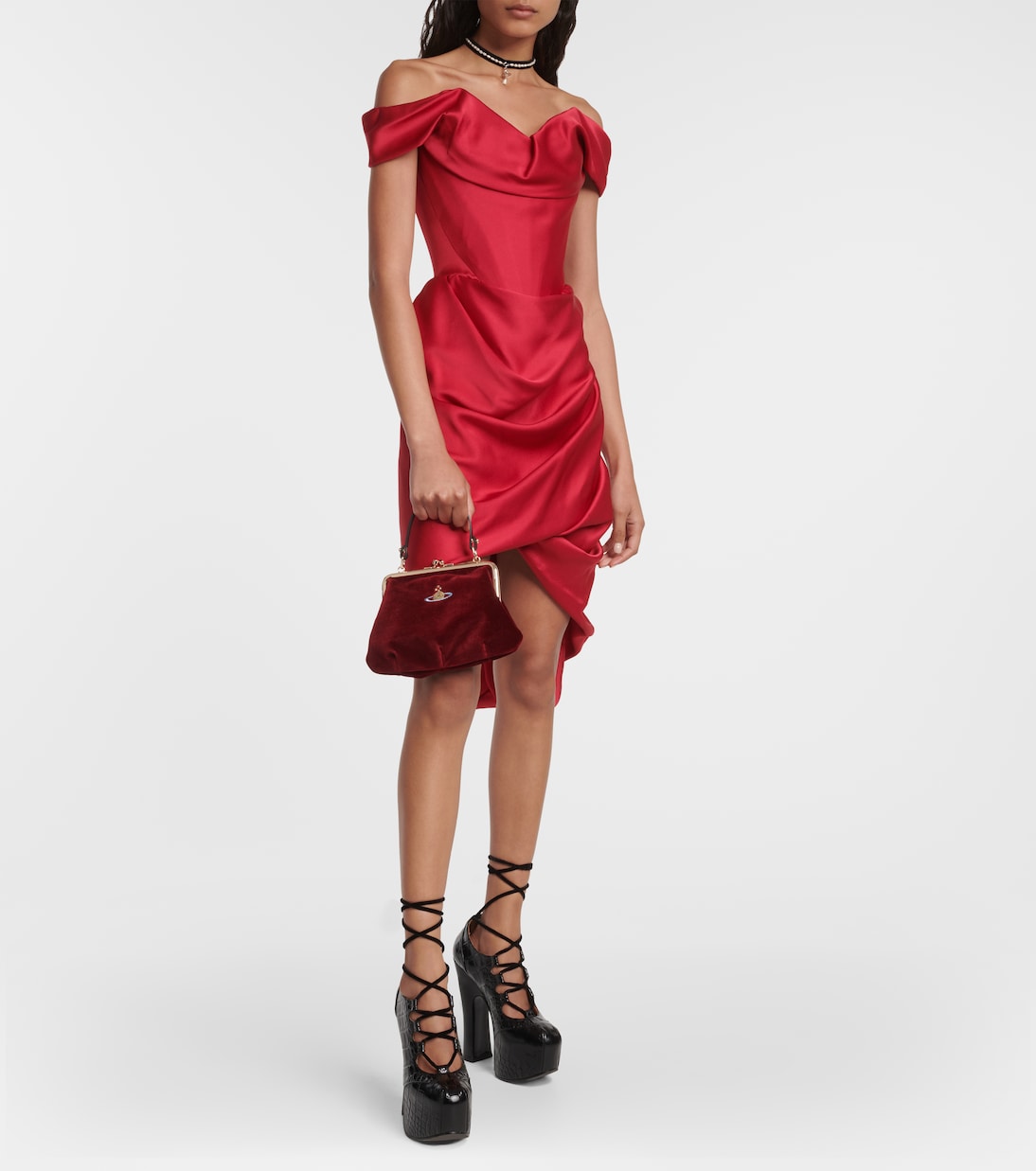Pochette Granny Small en velours | Vivienne Westwood