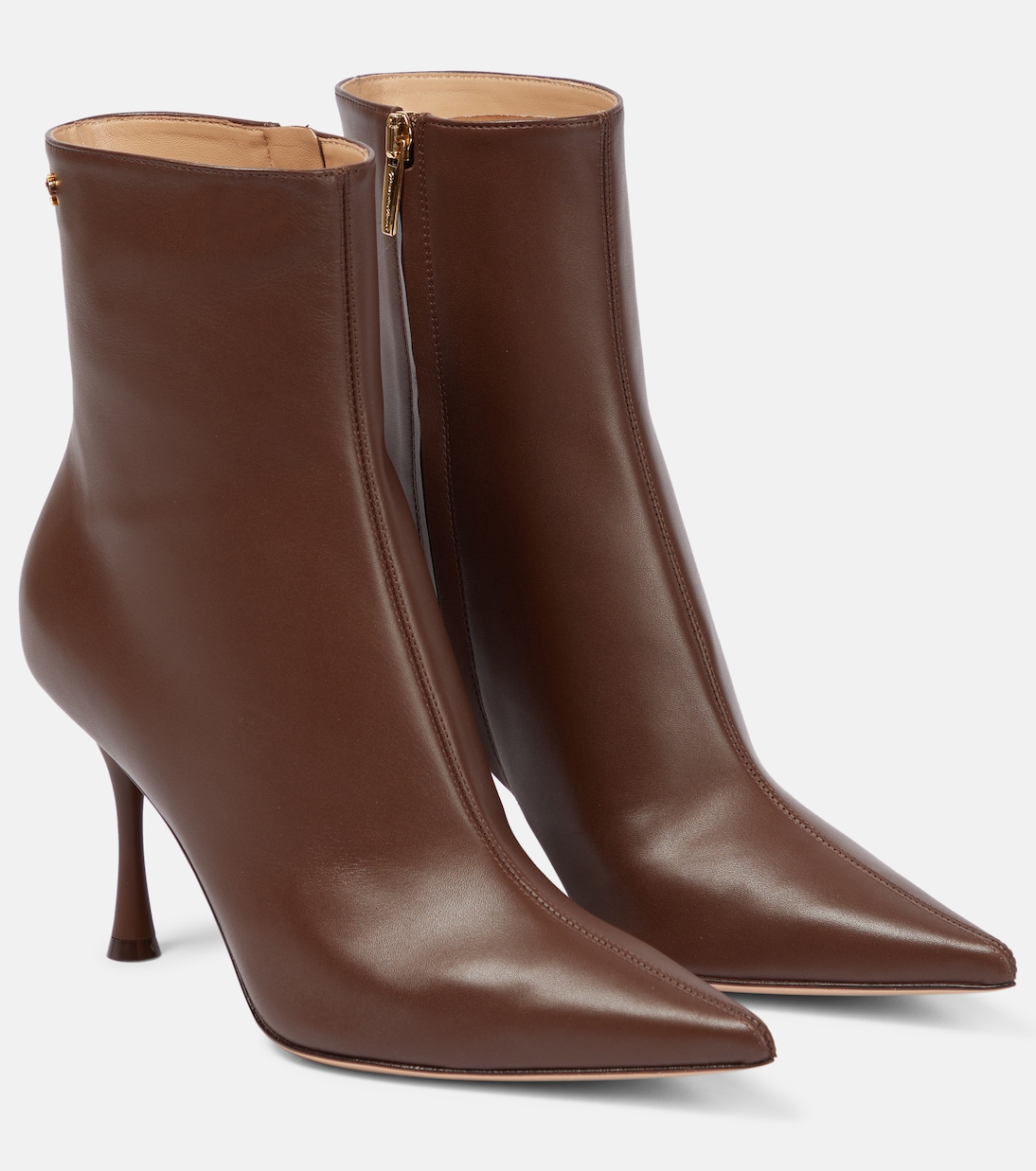 Ankle Boots Dunn aus Leder | Gianvito Rossi