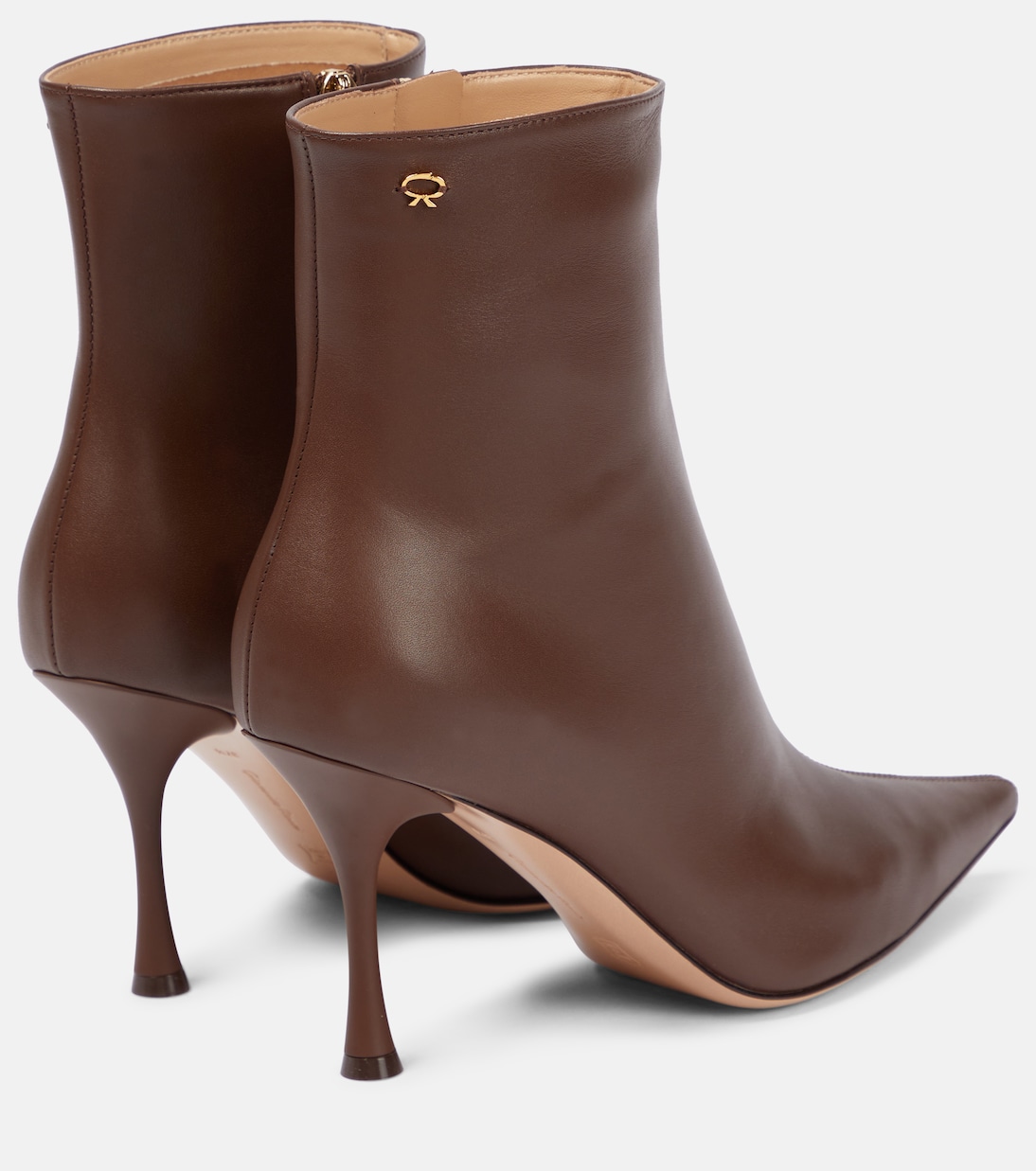 Ankle Boots Dunn aus Leder | Gianvito Rossi