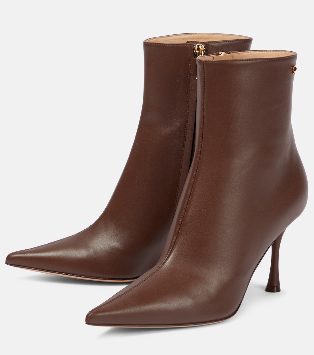 Ankle Boots Dunn aus Leder | Gianvito Rossi