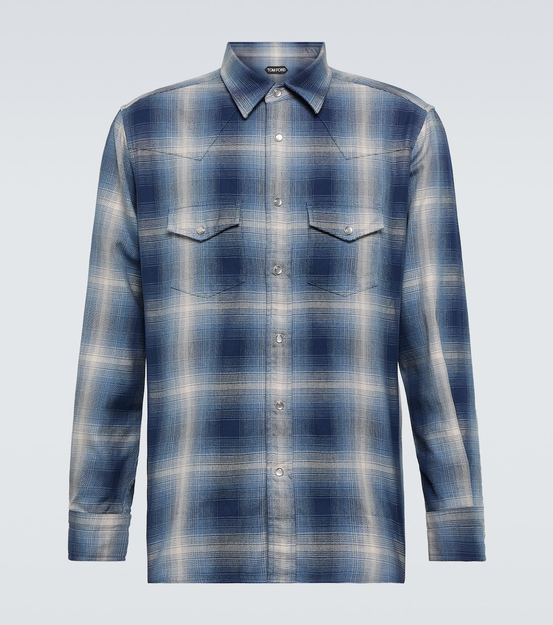 Camicia western in cotone a quadri | Tom Ford