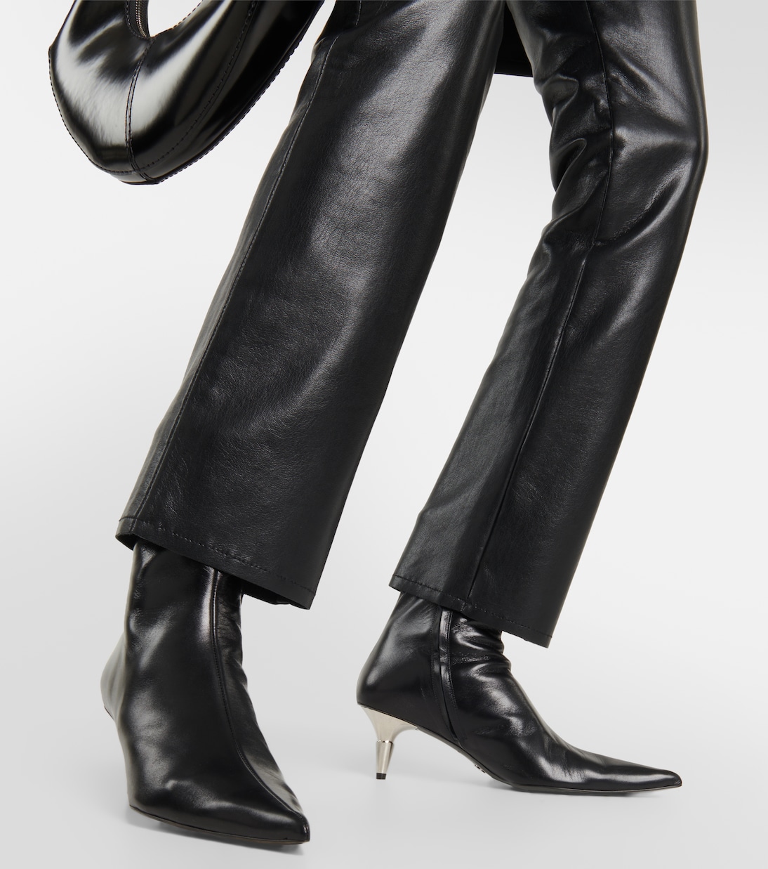 Ankle Boots Spike aus Leder | Proenza Schouler