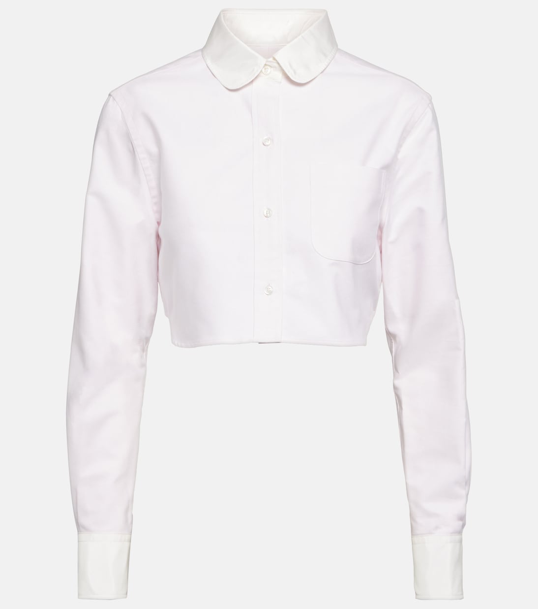 Camicia cropped in cotone | Thom Browne