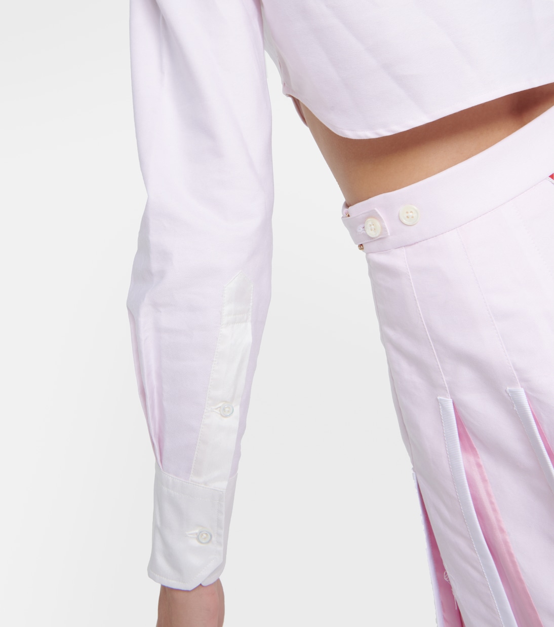 Camicia cropped in cotone | Thom Browne