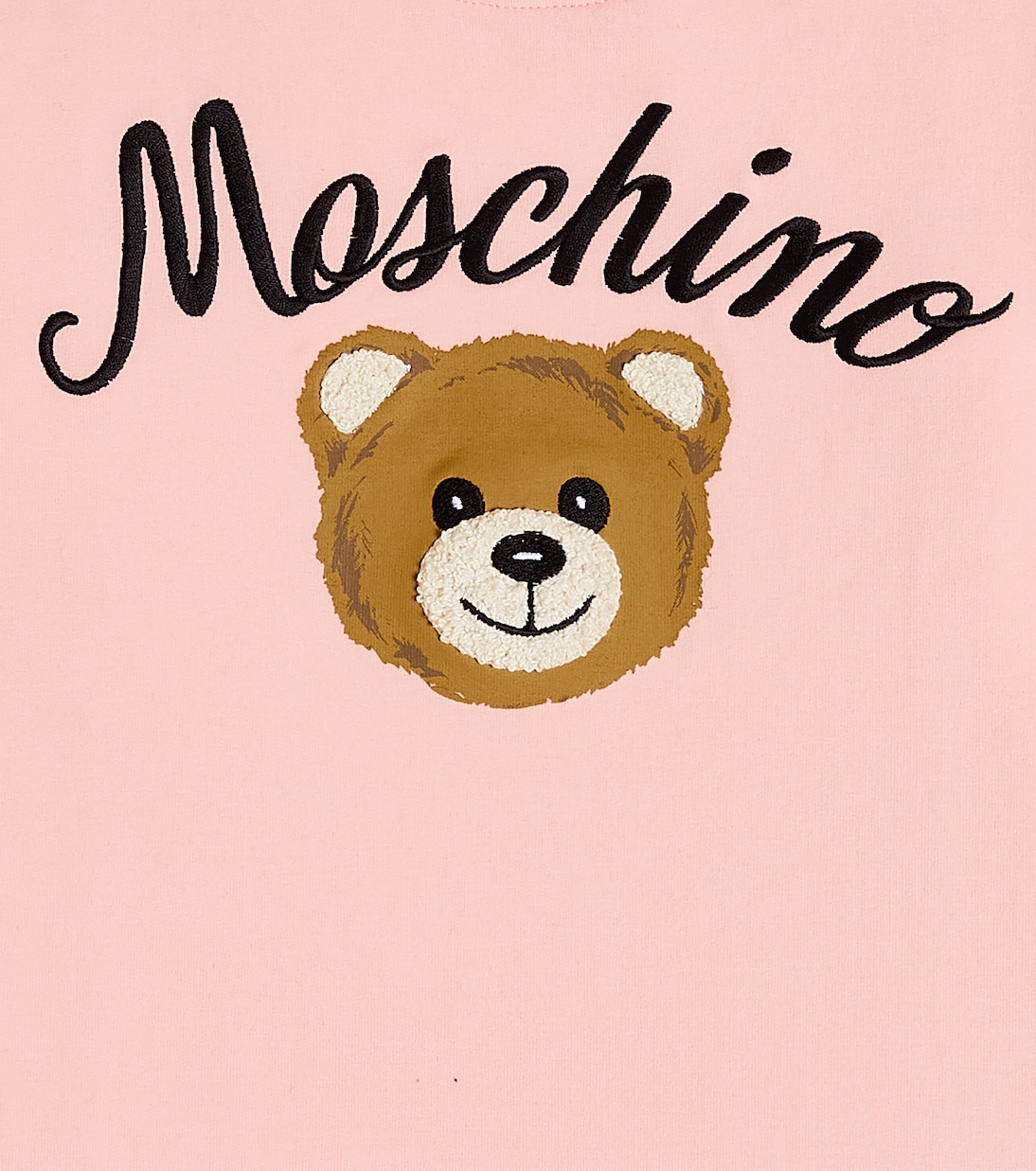 Teddy Bear cotton-blend sweatshirt dress | Moschino Kids