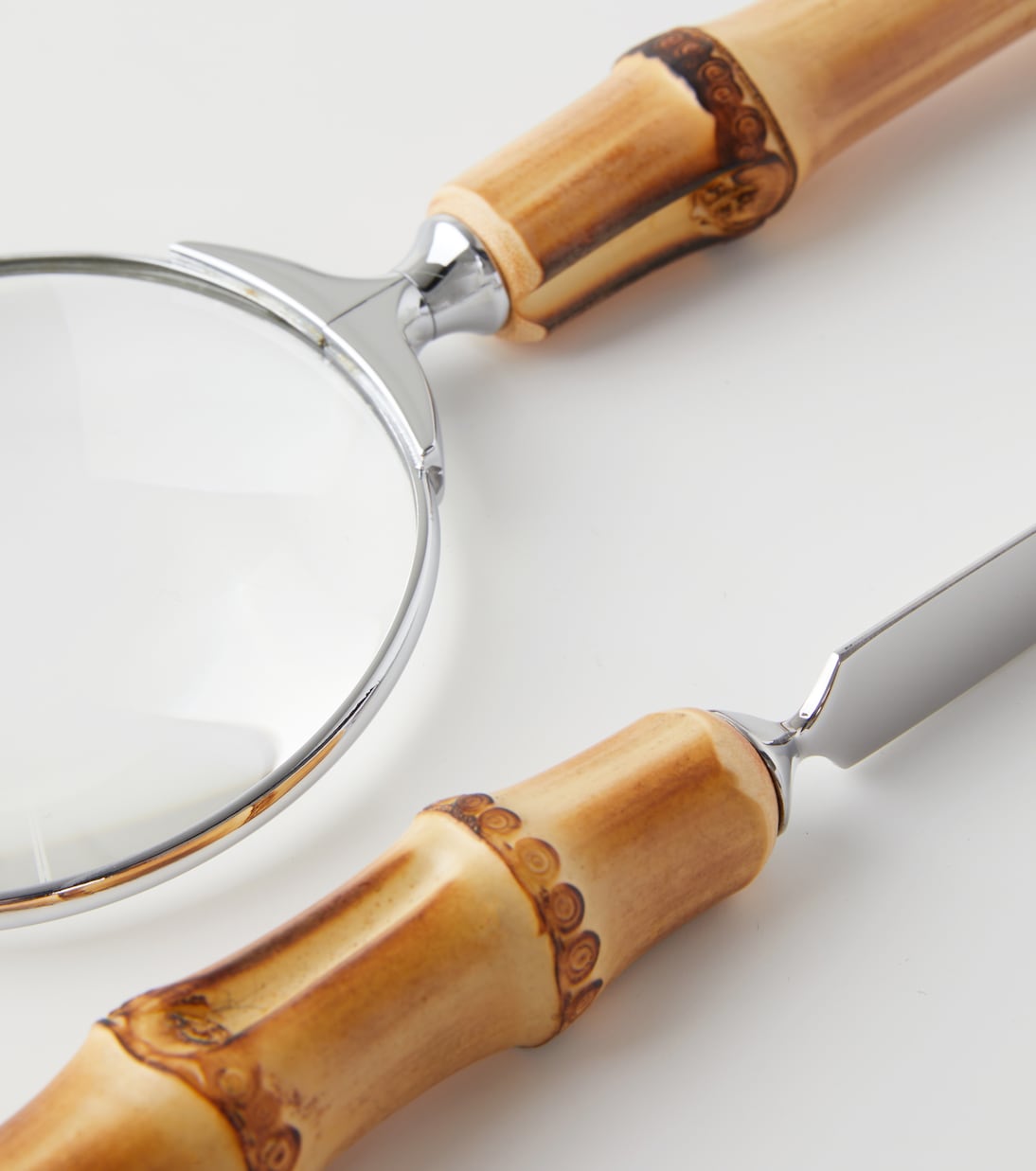 Bamboo Small magnifying glass | Lorenzi Milano