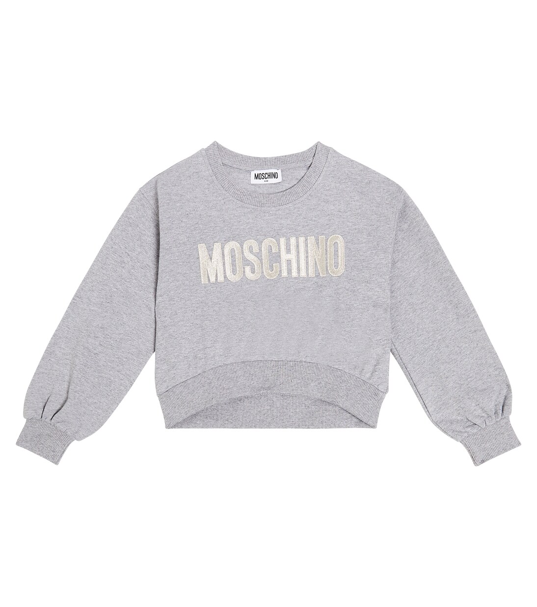 Sudadera en jersey de algodón con logo | Moschino Kids