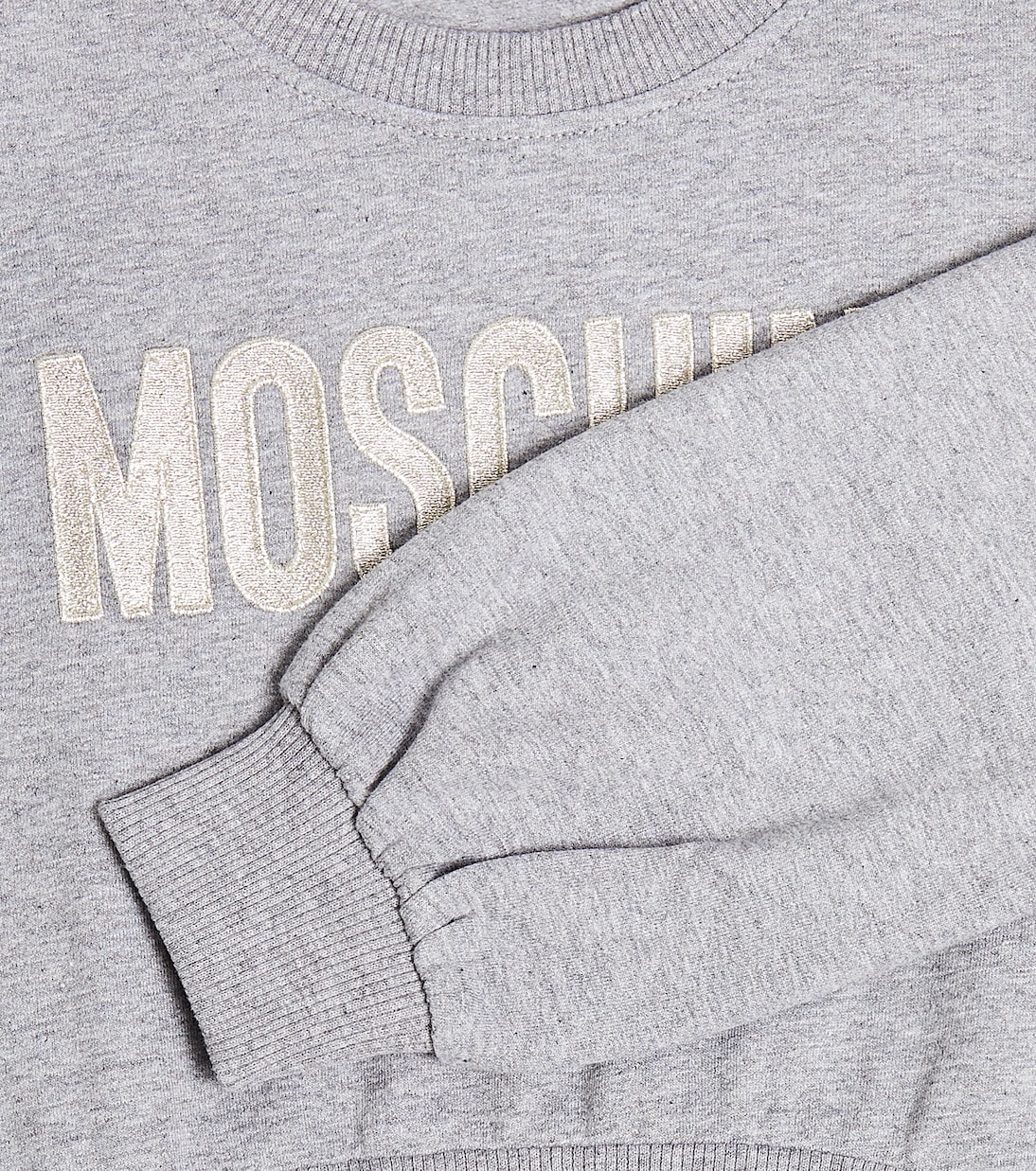 Sudadera en jersey de algodón con logo | Moschino Kids