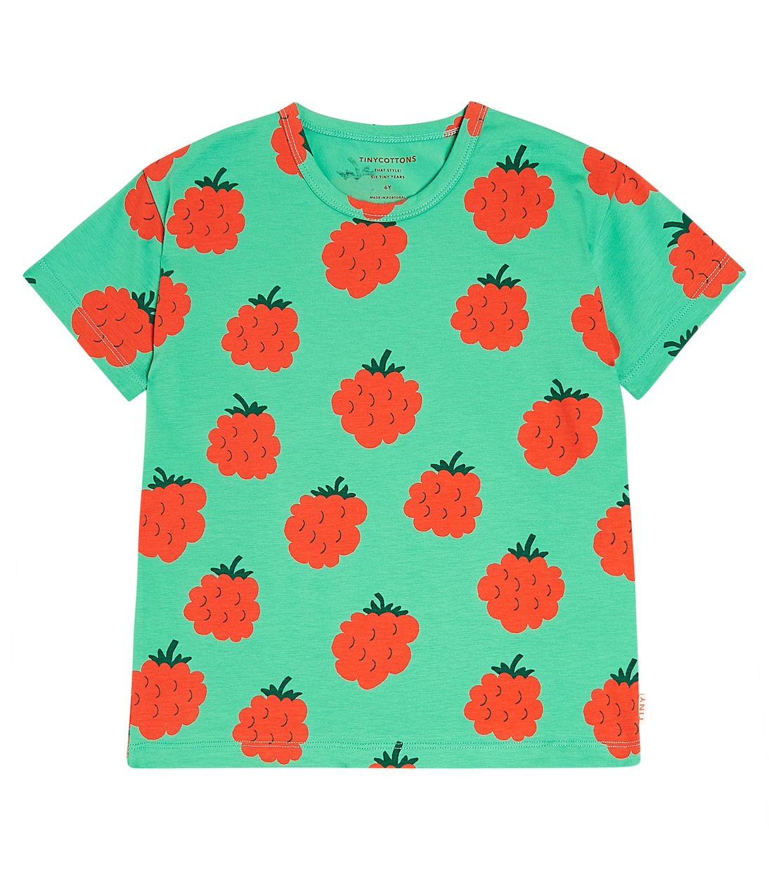 Camiseta Raspberries de jersey de mezcla de algodón | Tinycottons
