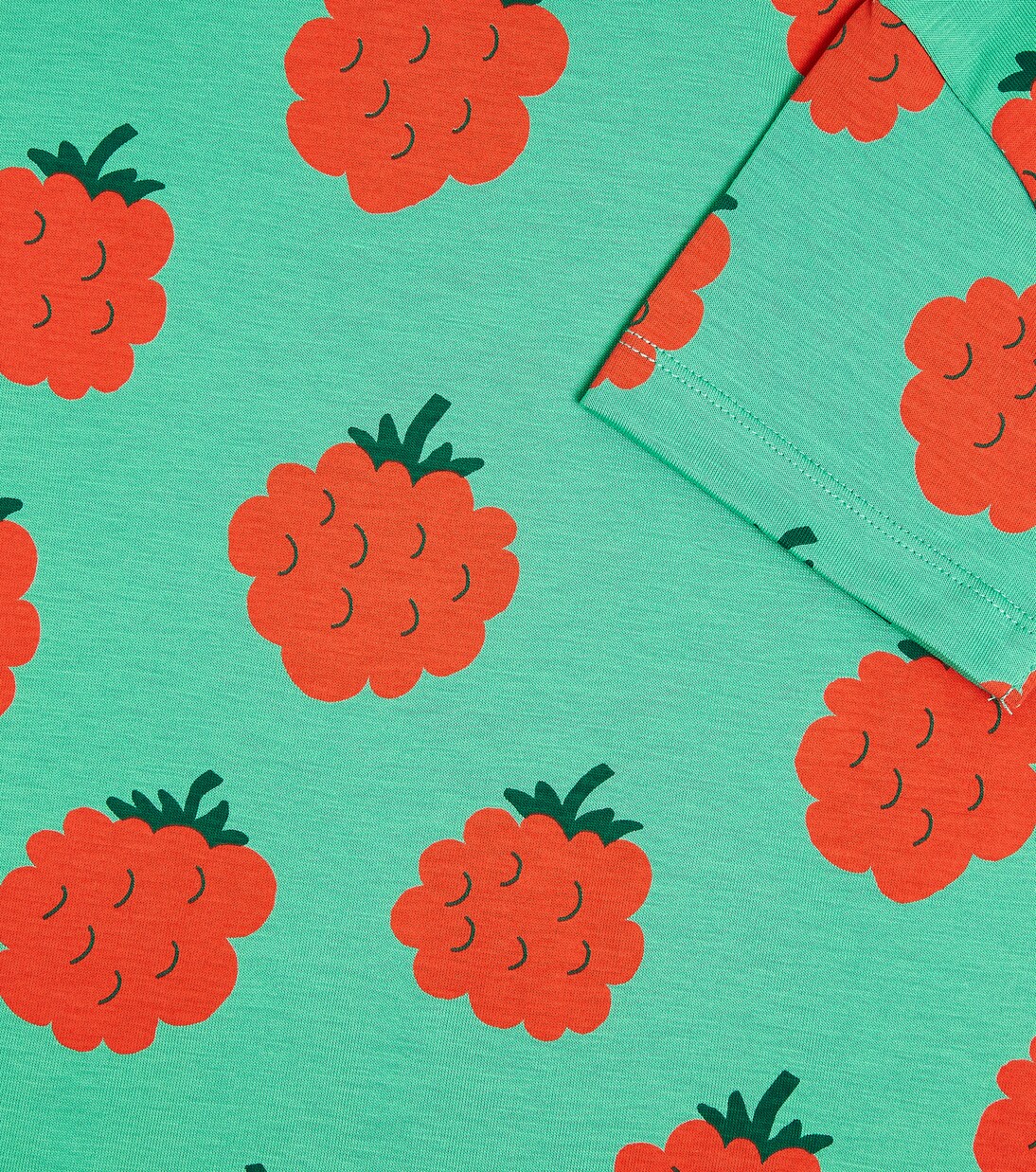 Camiseta Raspberries de jersey de mezcla de algodón | Tinycottons