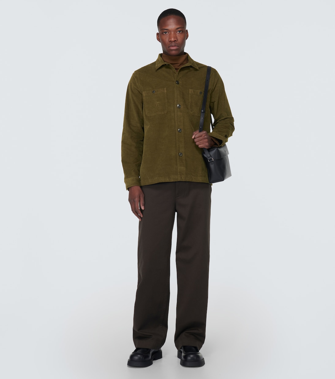Hemdjacke aus Baumwoll-Cord | Sunspel