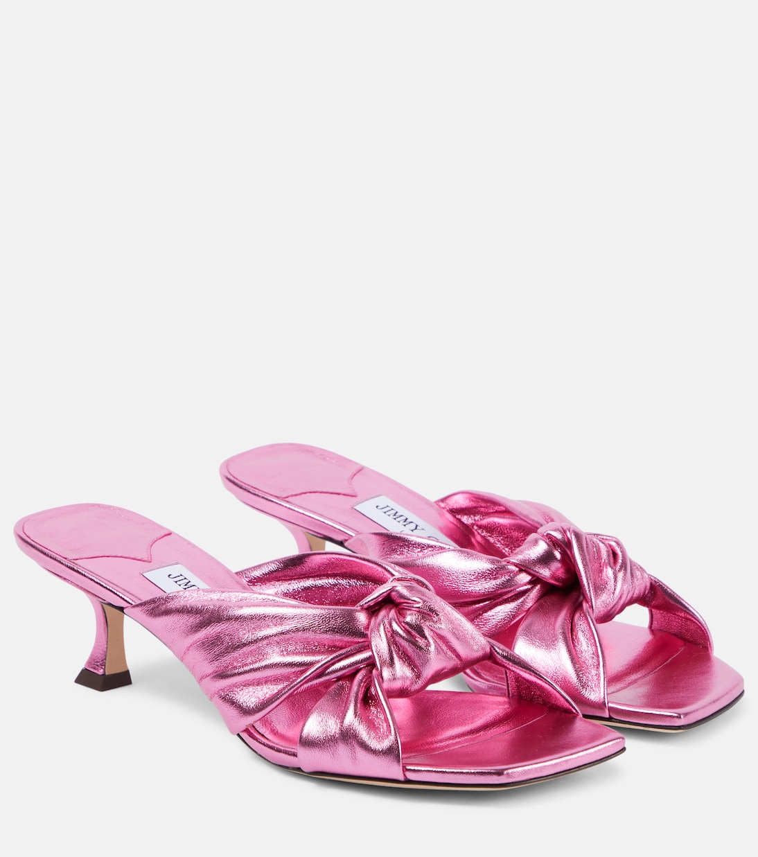 Sandali Avenue 50 in pelle metallizzata | Jimmy Choo