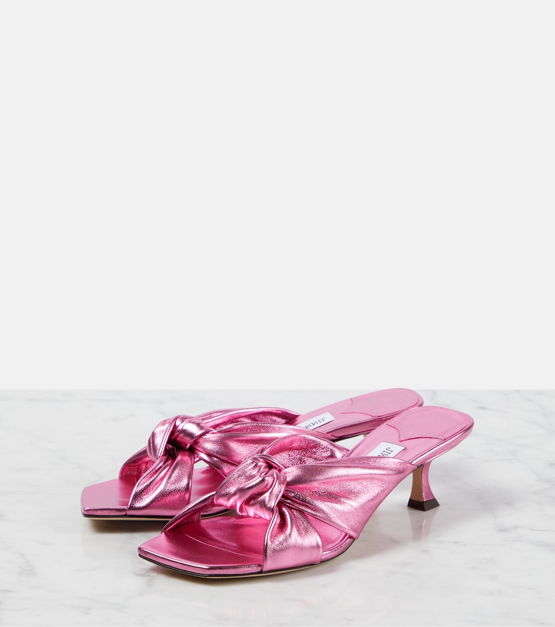 Sandali Avenue 50 in pelle metallizzata | Jimmy Choo