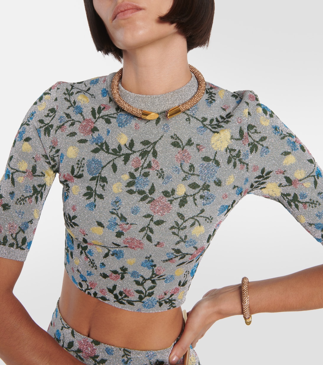 Floral jacquard sweater | Rabanne