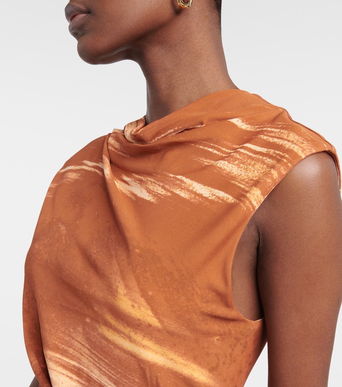 Acacia printed jersey midi dress | Simkhai