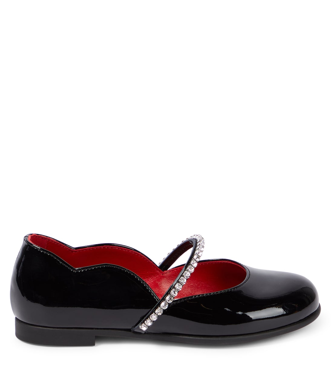 Ballerine in vernice con cristalli | Christian Louboutin Kids