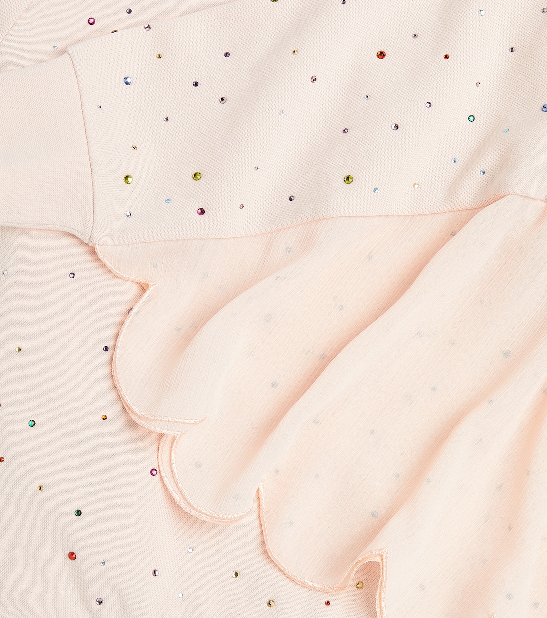 Felpa in cotone con cristalli | Stella McCartney Kids