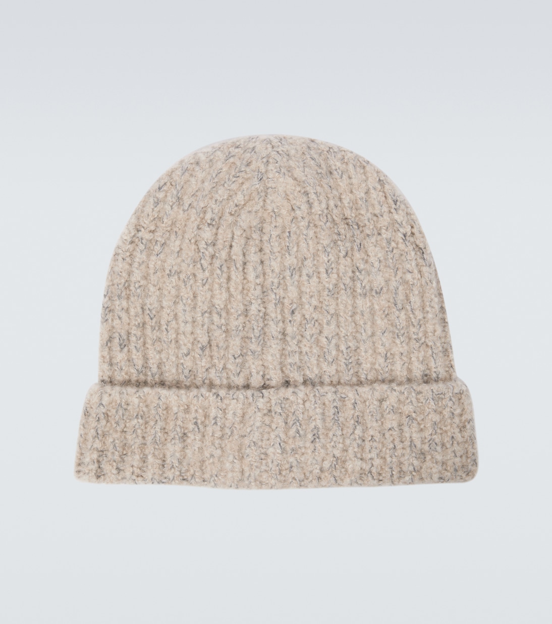 Berretto in maglia di cashmere a coste | God's True Cashmere