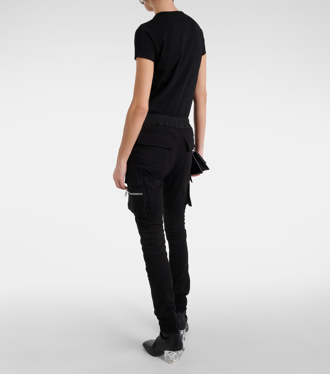 High-Rise-Cargohose aus Baumwolle | Rick Owens