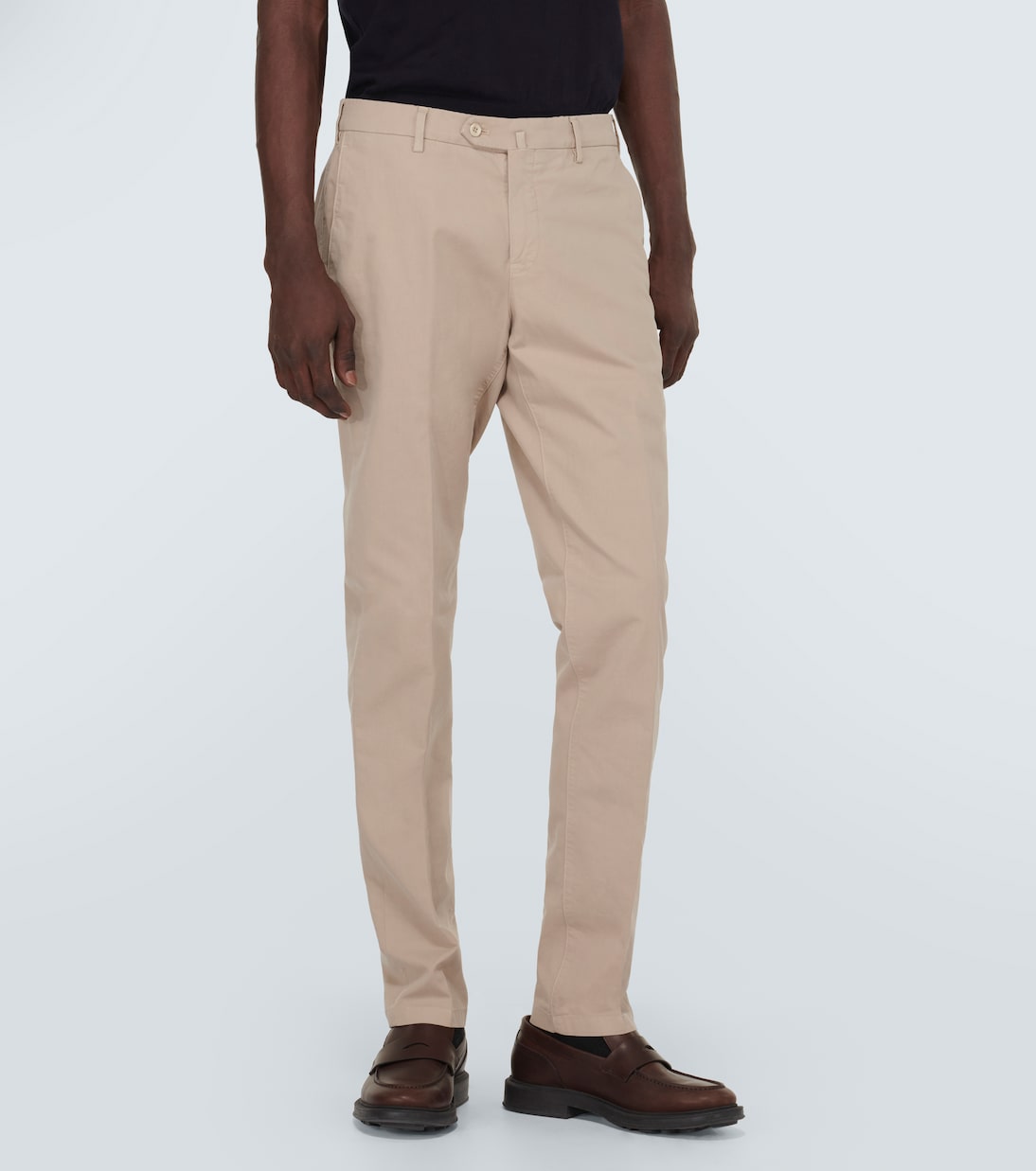 Pantalon chino Pantaflat en coton mélangé | Loro Piana