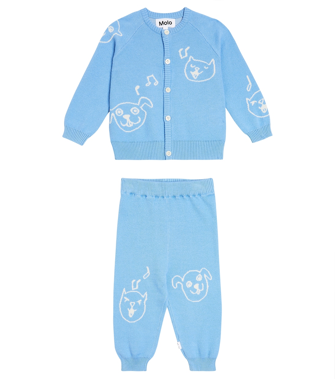 Bebé - set de cárdigan Brody y pantalones Sol | Molo