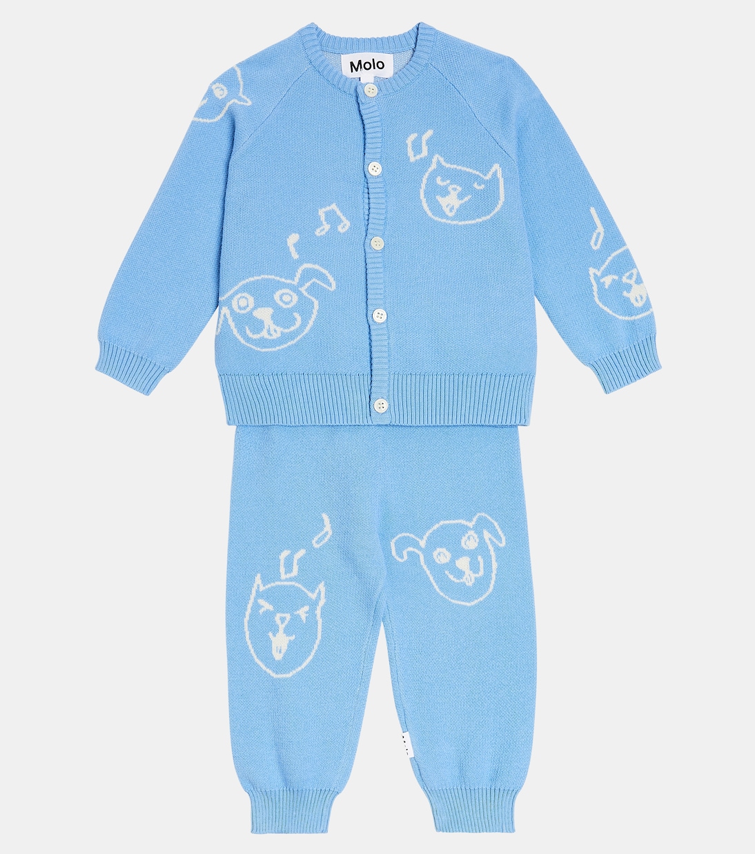 Bebé - set de cárdigan Brody y pantalones Sol | Molo