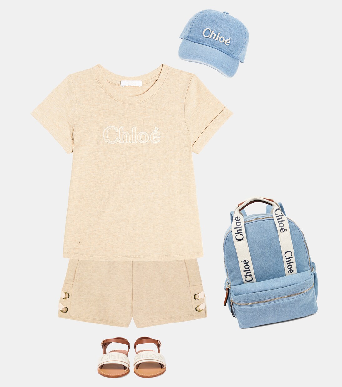 Camiseta de jersey de algodón | Chloé Kids