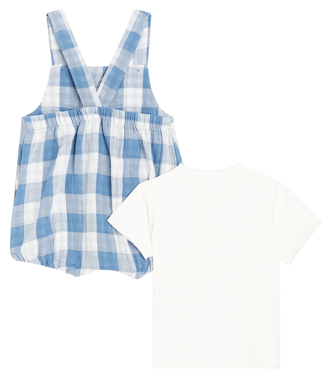 Bebé - set de camiseta y mono de algodón | Il Gufo