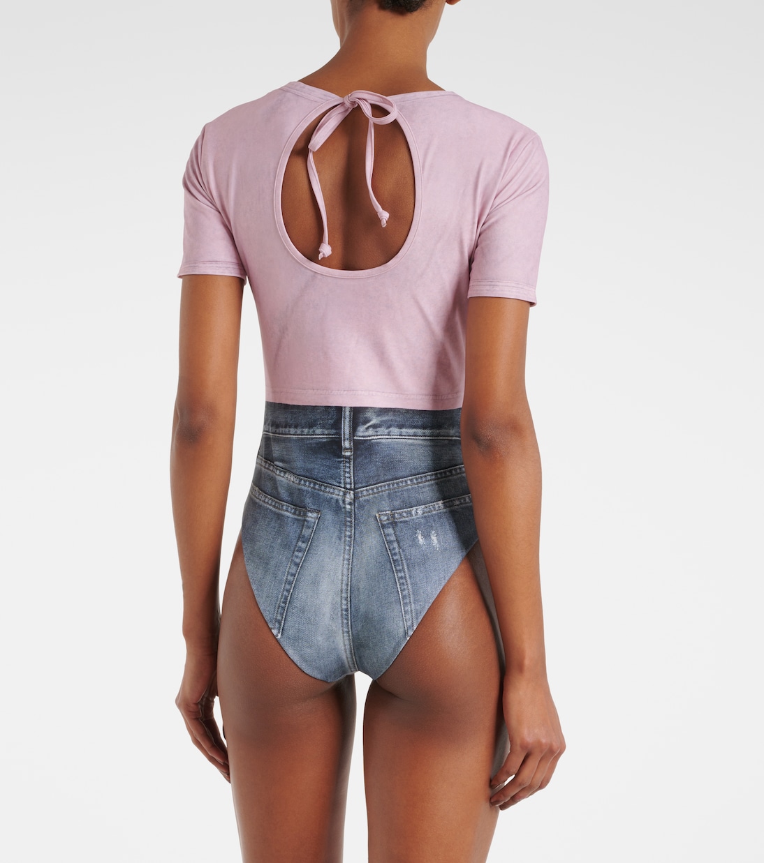 Etee printed rashguard swimsuit  | Acne Studios