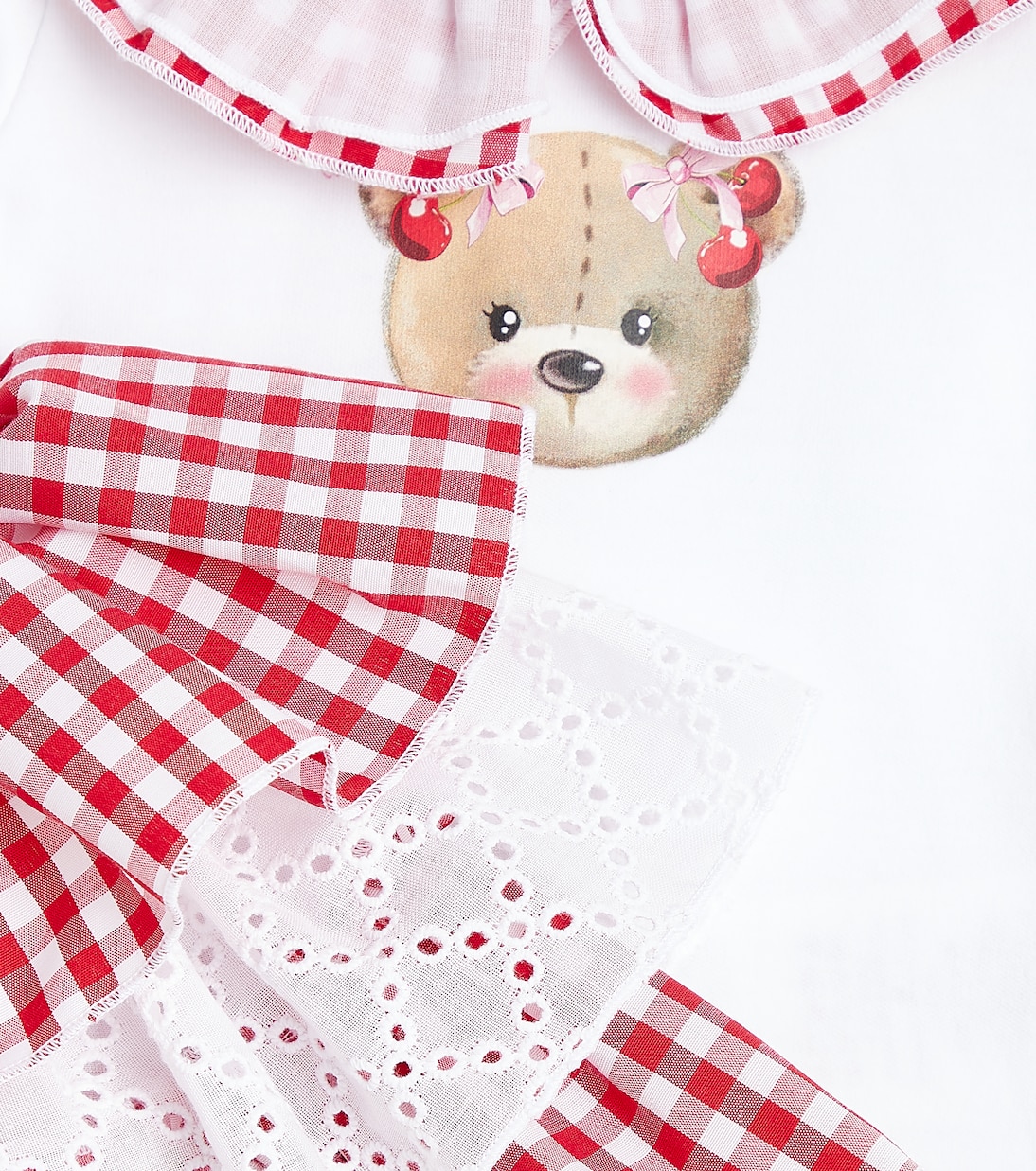 Baby cotton bodysuit and skirt set | Monnalisa