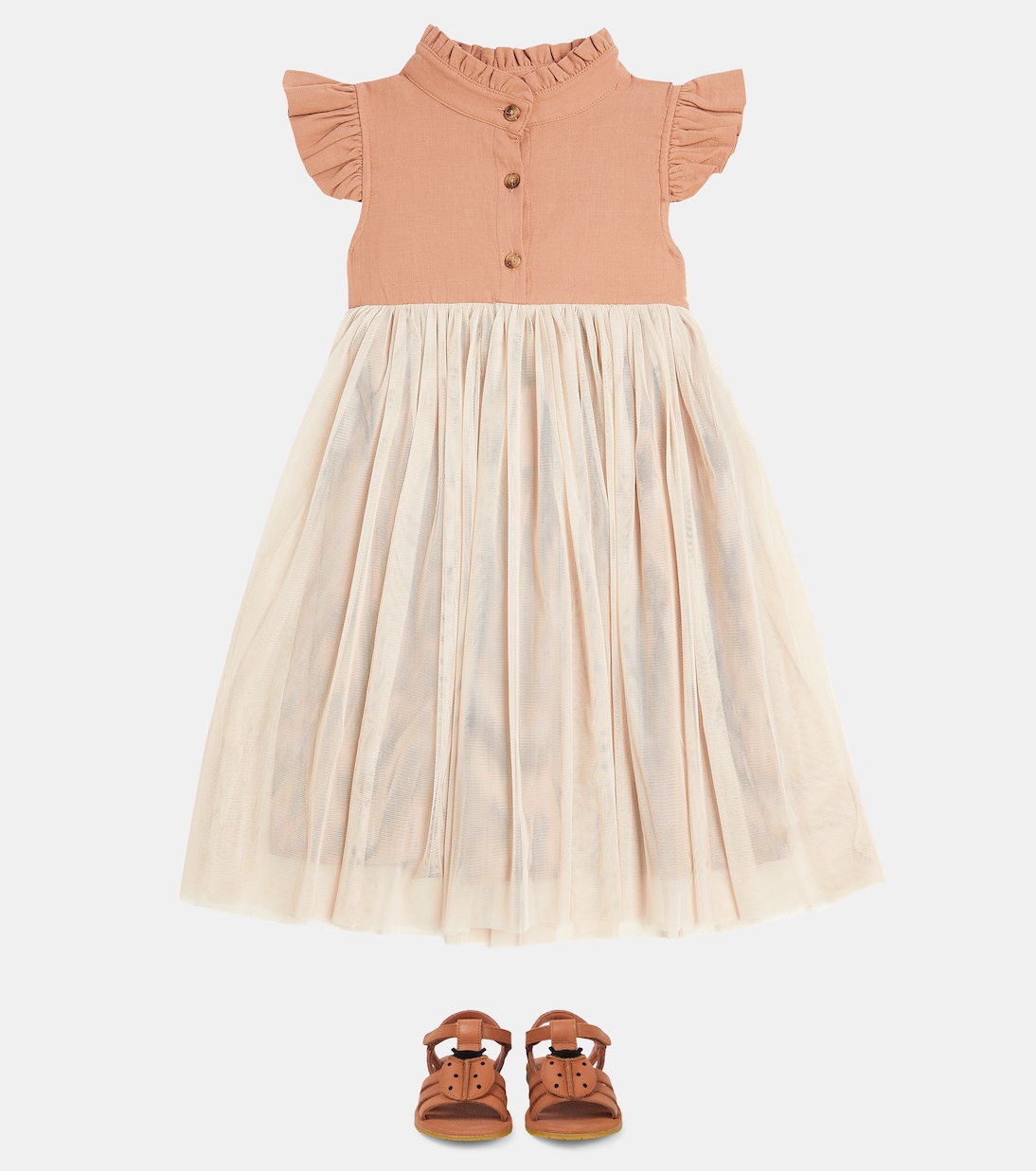 Wavel pleated dress | Donsje