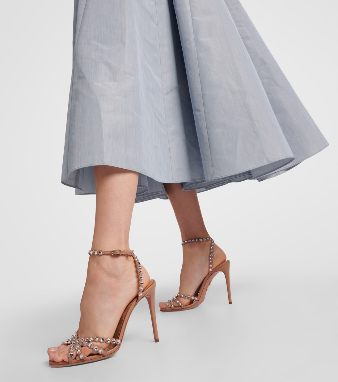 Tequila embellished leather sandals | Aquazzura