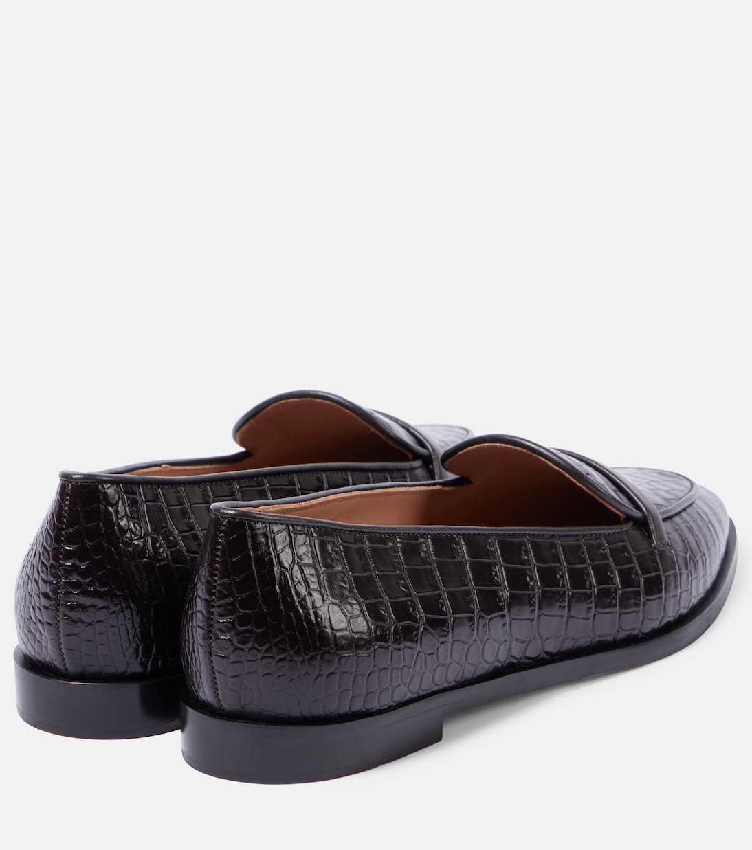 Barry embossed leather loafers | Malone Souliers