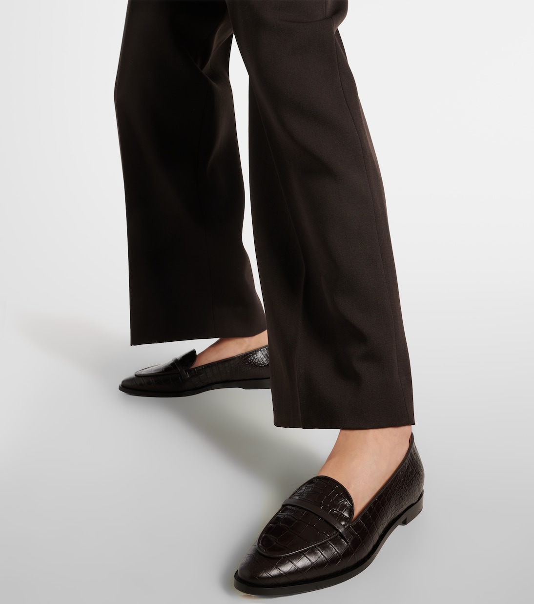 Barry embossed leather loafers | Malone Souliers
