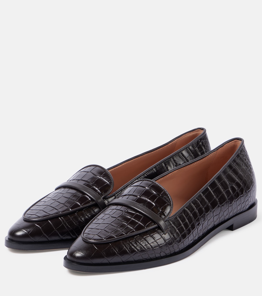 Barry embossed leather loafers | Malone Souliers