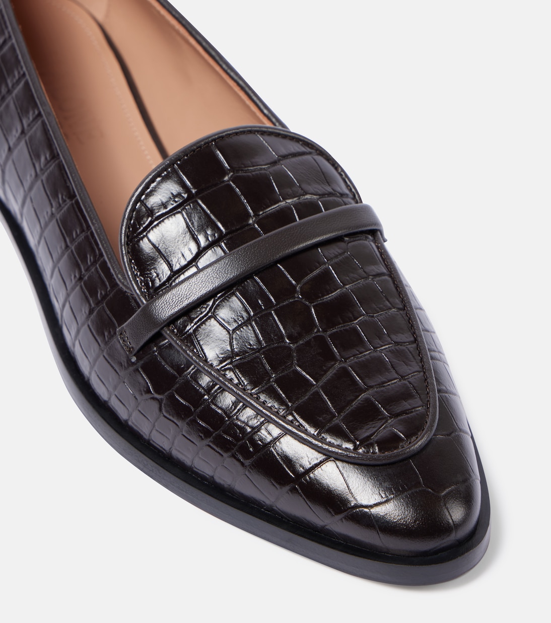 Barry embossed leather loafers | Malone Souliers