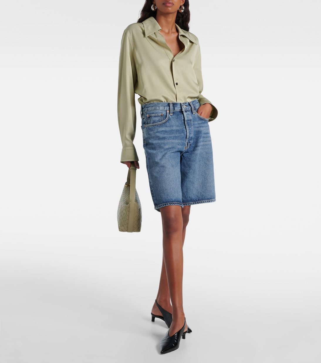 Bermuda di jeans Risha a vita bassa | Agolde