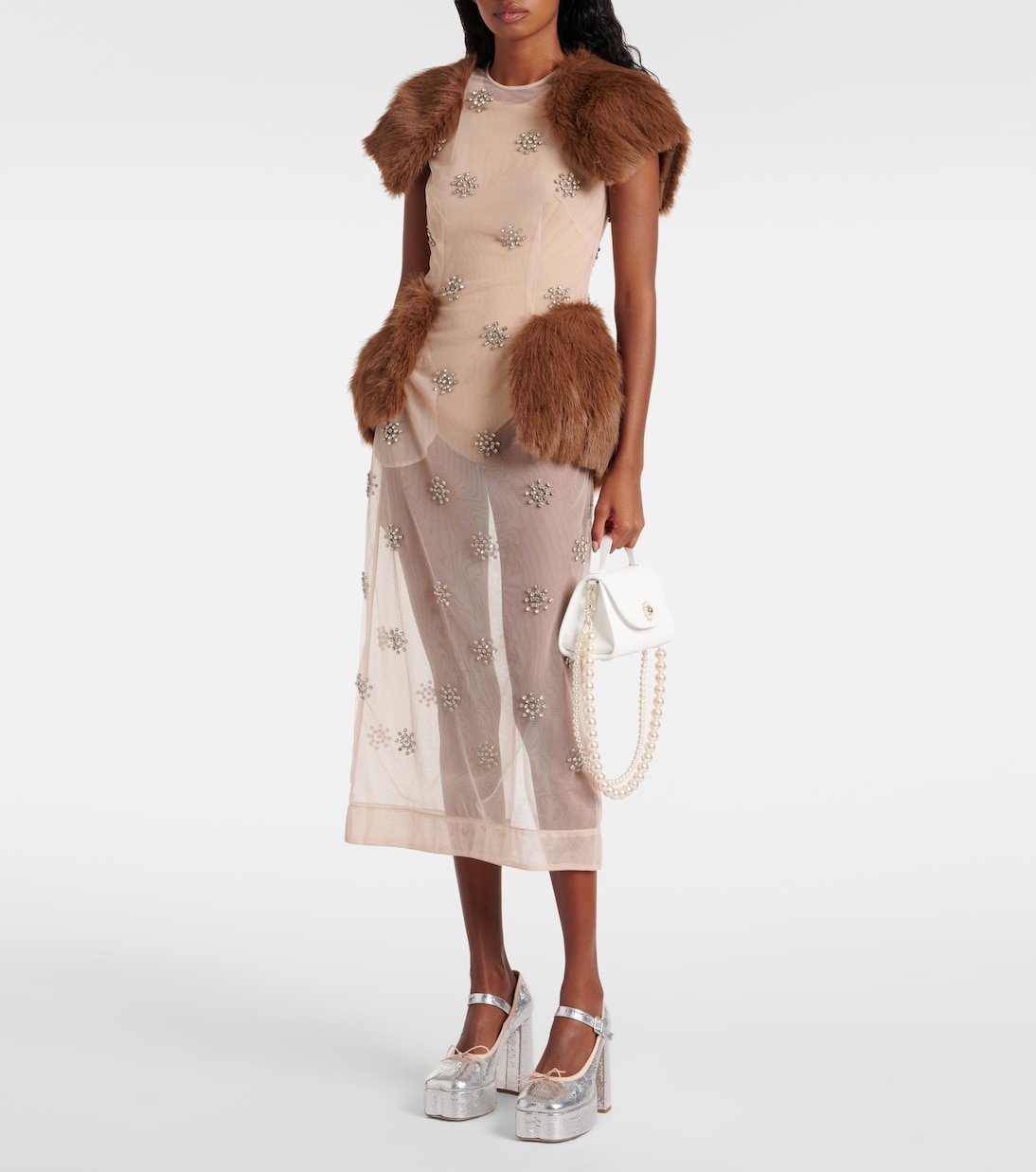 Borsa a spalla Valentine in pelle | Simone Rocha
