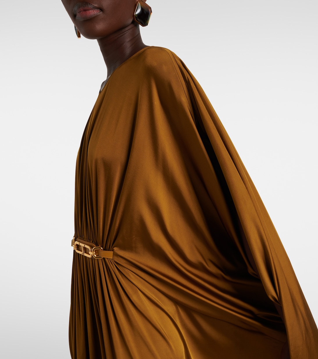 Belted satin jersey kaftan | Tom Ford