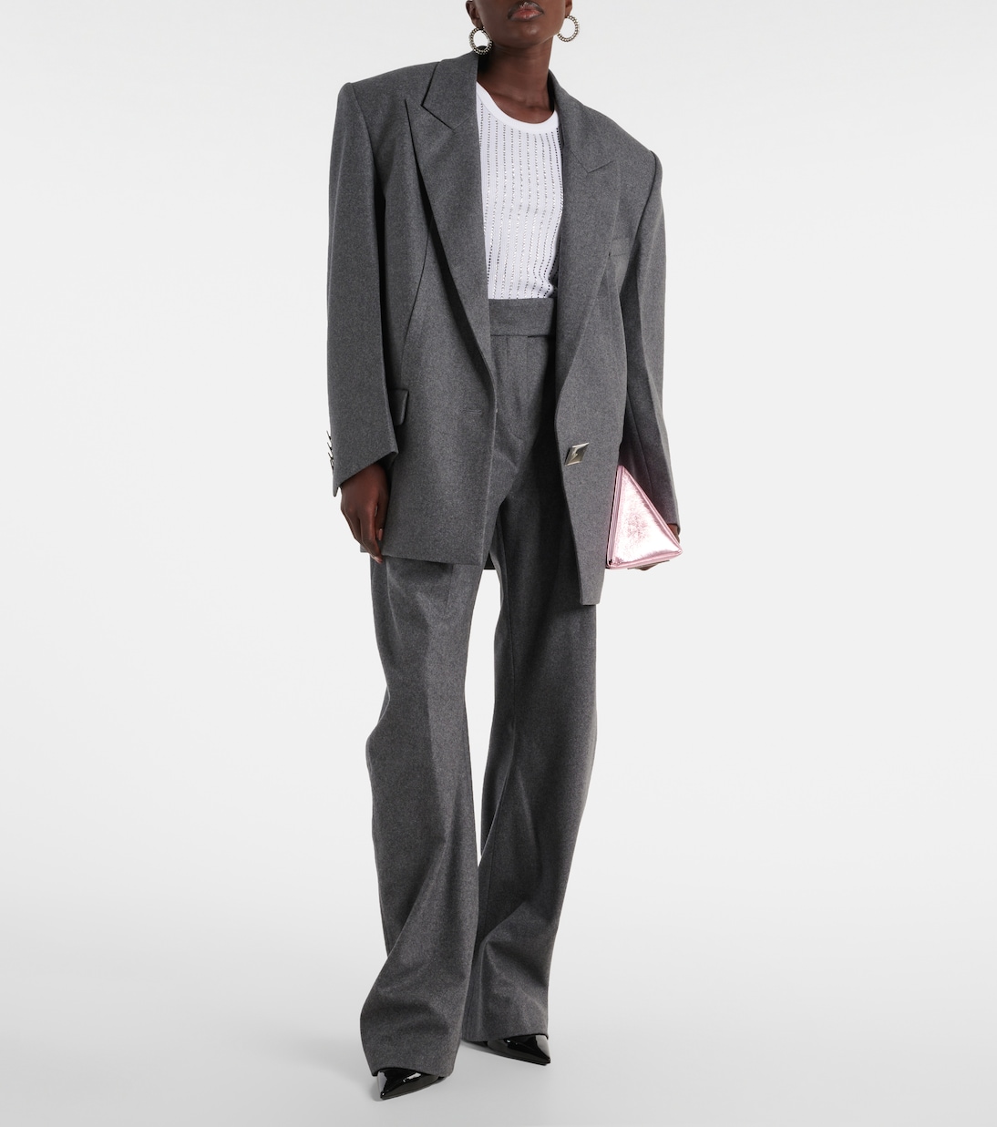 Blazer aus einem Wollgemisch | The Attico